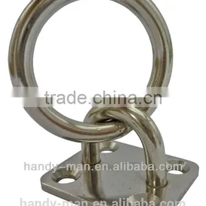 SS320 Marine Deck Hardware Stainless Steel 316 Tie Ring Plates thumbnail-3