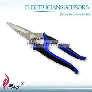 8" Single Notch Blade Electricians Scissors thumbnail-1