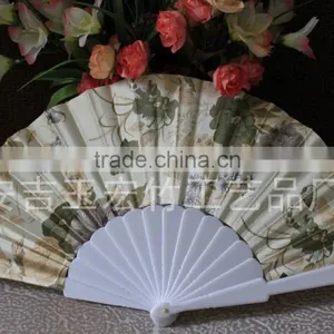Promotional Plastic Hand Fan With Flower thumbnail-4