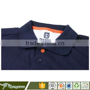 Custom Made Worker Dark Blue Polo t Shirt Factory thumbnail-6