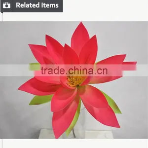 High Quality China Factory Direct Sell Artificial Water Lily Flowers thumbnail-5