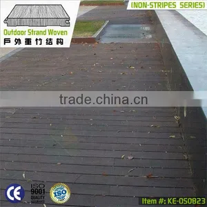 20mm Dark Chocolate Color Matt Finish Outdoor Strand Woven Bamboo Floor Products Hot Sale 2013 thumbnail-1