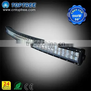 Hotsale 50inch 288w Spot Flood Combo Beam Curved Led Bar 50 Inch thumbnail-1