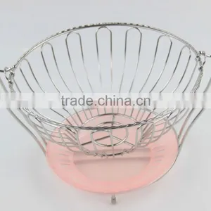 Good Quality Chrome Plating Surface Treatment Metal Basket for Fruit thumbnail-2