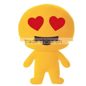 2016 Plush Mobile Keychains Emoji Key Rings With Hat Christmas Keychain thumbnail-4