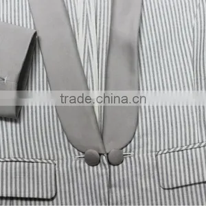 Latest Design Contrast Fibric Good Quality Slim Fit 2013 Neck Designs for Ladies Suit/ladies Half Sleeve Business Suit thumbnail-4