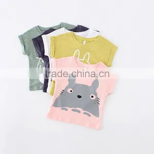 New Model Design Kids Cartoon T-shirt o Neck Short Tee thumbnail-2