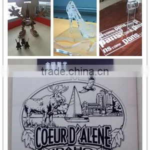 JQ6040 Mini Laser Cutting Machine for Double - Color/wood Planks/paper/leather thumbnail-3