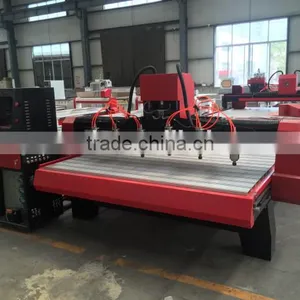 Multi-thread Furniture Carving 6*1.5kw Spindle Plane Signs Engraving Cnc Router Machine thumbnail-3