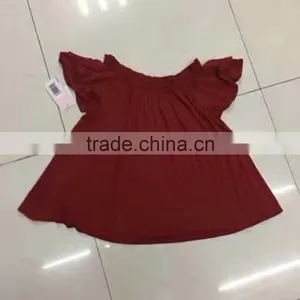 Yiwu Stock Fashion Wine Ladies Tops thumbnail-5