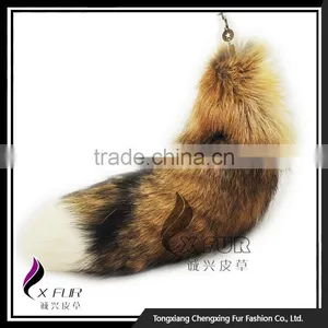 CX-R-31 Chinese Manufacturer Fox Fur Tail KeyChain thumbnail-6