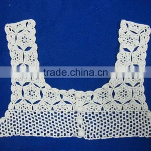 Cotton Crochet Collar Neck Lace Design thumbnail-1