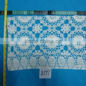 Cotton Crochet Lace Fabric Pattern thumbnail-1