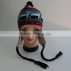 Knitted Beanie With Earmuffs,baby Beanie With Earflaps thumbnail-4