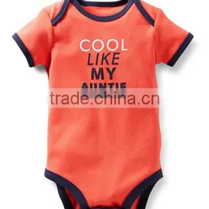 100% Cotton Beautiful Baby and Infant Rompers With Short Sleeve thumbnail-1