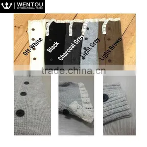 Wholesale Kintted Full Button Leg Warmer thumbnail-4
