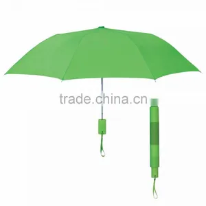 42" Arc Neon Telescopic Automatic Folding Umbrella - Nylon Material, Matching Sleeve and Handle and Comes With Your Logo thumbnail-4