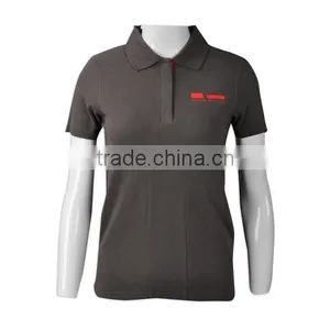BSCI Customized Women Pique Polo Fabric Shirt thumbnail-2