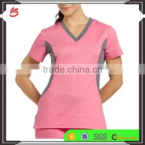 Custom Fashionable Nurse Uniform Designs Medical Scrub Suit Design in Hospital Uniform With Scrub Pants thumbnail-1
