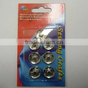 D&D Fancy Buttons Snap Fasteners Durable Sliver thumbnail-1