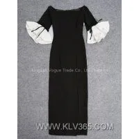 European Fashion Designer Women Long Party Cocktail Dress China Online Wholesale thumbnail-2