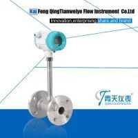 High Quality Pressure and Temperature Compensation Flange Connection Vortex Gas Flow Meter thumbnail-2