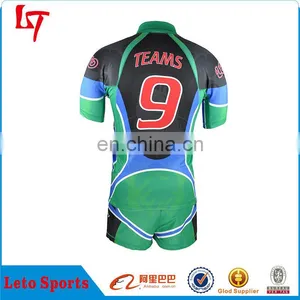 Top Quality Cool Dry Durable Rugby Jersey Sets Unforms thumbnail-4