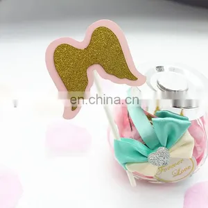 Angel Wings Cupcake Topper Bridal Shower Birthday Party Cupcake Toppers thumbnail-2