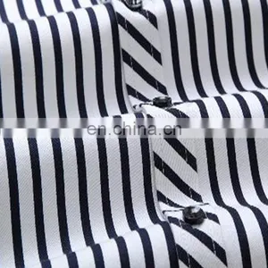 Fashion Slim Fit Stripe Men Dress Shirt for White Collar in ShenZhen thumbnail-5