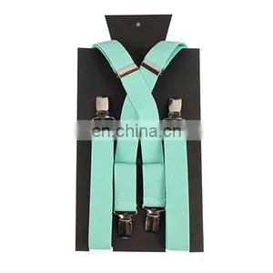 3.5cm Adjustable Clips Braces Candy Color Unisex Pants Y-back Suspenders thumbnail-5
