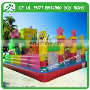 Commercial Inflatable Mouse Jumping Castle Slide Combo From Running Fun thumbnail-2