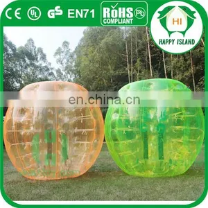 HI New Design TPU/PVC Double Ropes Crazy Inflatable Belly Bump Ball for Sale thumbnail-6