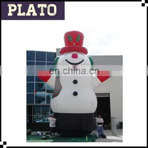 Outdoor Christmas Decoration Plush Snowman for Sale thumbnail-1