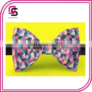 Colorful Triangle Bow Tie Geometry Bow Tie Fashion Bow Tie Spring Bow Tie thumbnail-1
