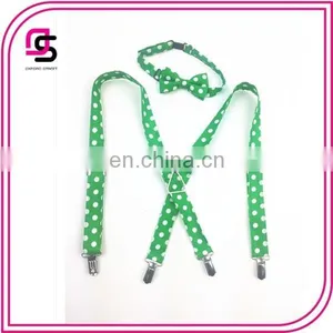Toddler Bow Tie And Suspender Set (Any Shade Of Green You Want) thumbnail-1