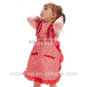 Printed Apron With Lace for Children thumbnail-4