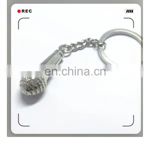 Cheap Metal Engraved Letters Keychains Logo thumbnail-1
