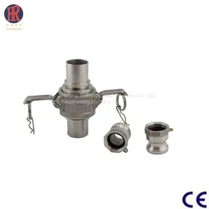 Stainless Steel Cam Lock Coupling Pipe Fitting Quick Release Cam And Groove Couping thumbnail-4