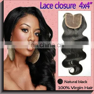 Brazilian Human Hair Closure Can do Styles as Your Hair Styles thumbnail-1