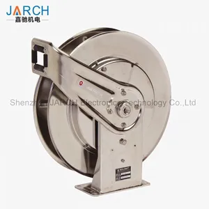 Spring Loaded Stainless Steel Water Reels Industrial Automatic Retractable Cable Reel for Gantry Crane thumbnail-1