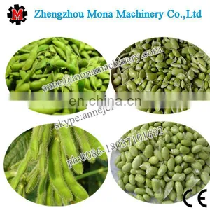 Green Fresh Pea Soybean Broad Bean Skin Peeler Sheller Removing Shelling Peeling Machine thumbnail-4