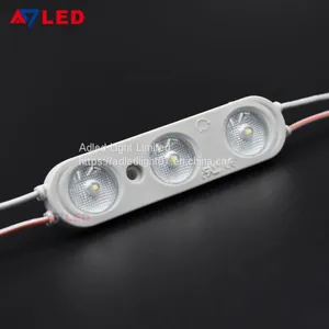 Ce&rohs Shenzhen Manufacturer 3 Lamp White Smd 2835 Waterproof Injection Light Led Module With Lens thumbnail-2