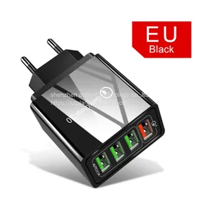 Quick Charge 3.0 4.0 USB Charger 3.1A Fast Wall Mobile Phone Charger For 4 Ports Adapter QC 3.0 Charger Wholesale thumbnail-1