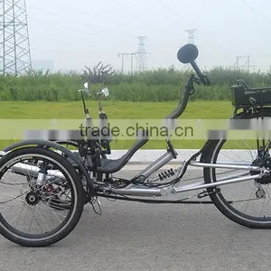 3 Wheels Electric Recumbent Trike thumbnail-2