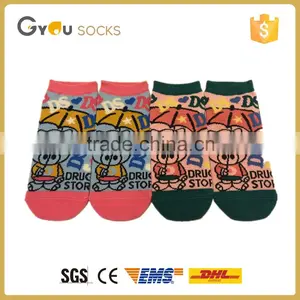 Hot Selling Young Girl Knitted Machine Cotton Casual Socks thumbnail-1
