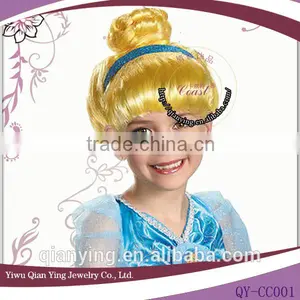 Little Girls Cute Blonde Anime Cosplay Wig thumbnail-1