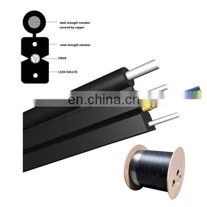GJXH GJXCH 1,2,4,6,8,12 Cores FTTH Flat Indoor/outdoor Fiber Optic Cable Drop Cable thumbnail-4