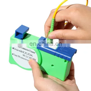 Fiber Optic Cleaning Tool Optical Fiber Connector Cleaner Box for SC FC MU LC ST D4 DIN thumbnail-5