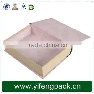 Magnetic Closure Cardboard Book Shaped Decorative Book Boxes thumbnail-3