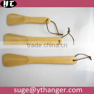 SHW30 Short Shoe Last Natural Wood Shoe Horn Quality Choice thumbnail-1